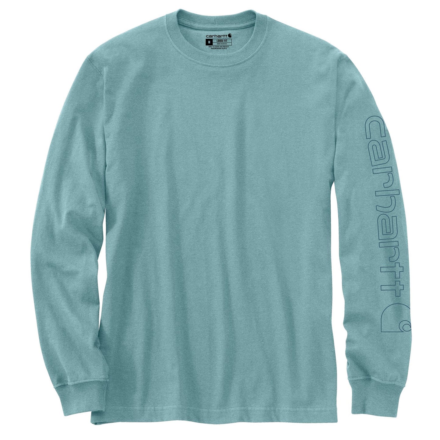 HOTCarhartt Men's Dearborn Loose Long-Sleeve Logo T-Shirt Closeout
