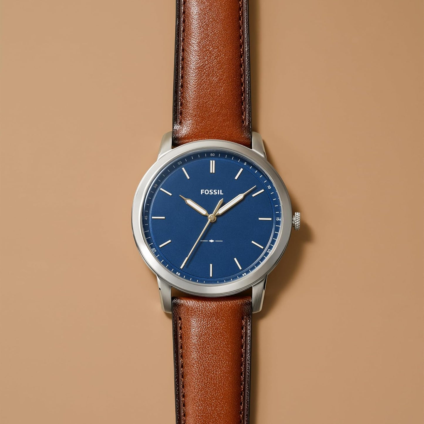 HOTFossil Men's Minimalist Quartz Stainless Steel Three-Hand Watch for Men