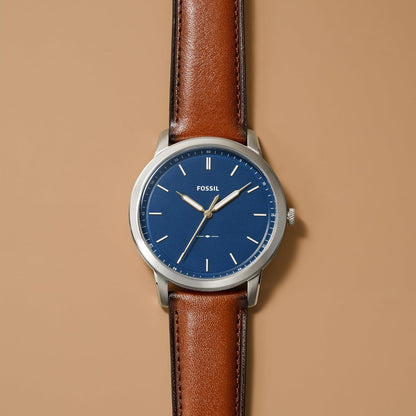 HOTFossil Men's Minimalist Quartz Stainless Steel Three-Hand Watch for Men