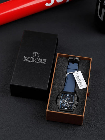 HOTNAVIFORCE Men Quartz Watch Auto Date Week Business Dress Analog Wrist Watches