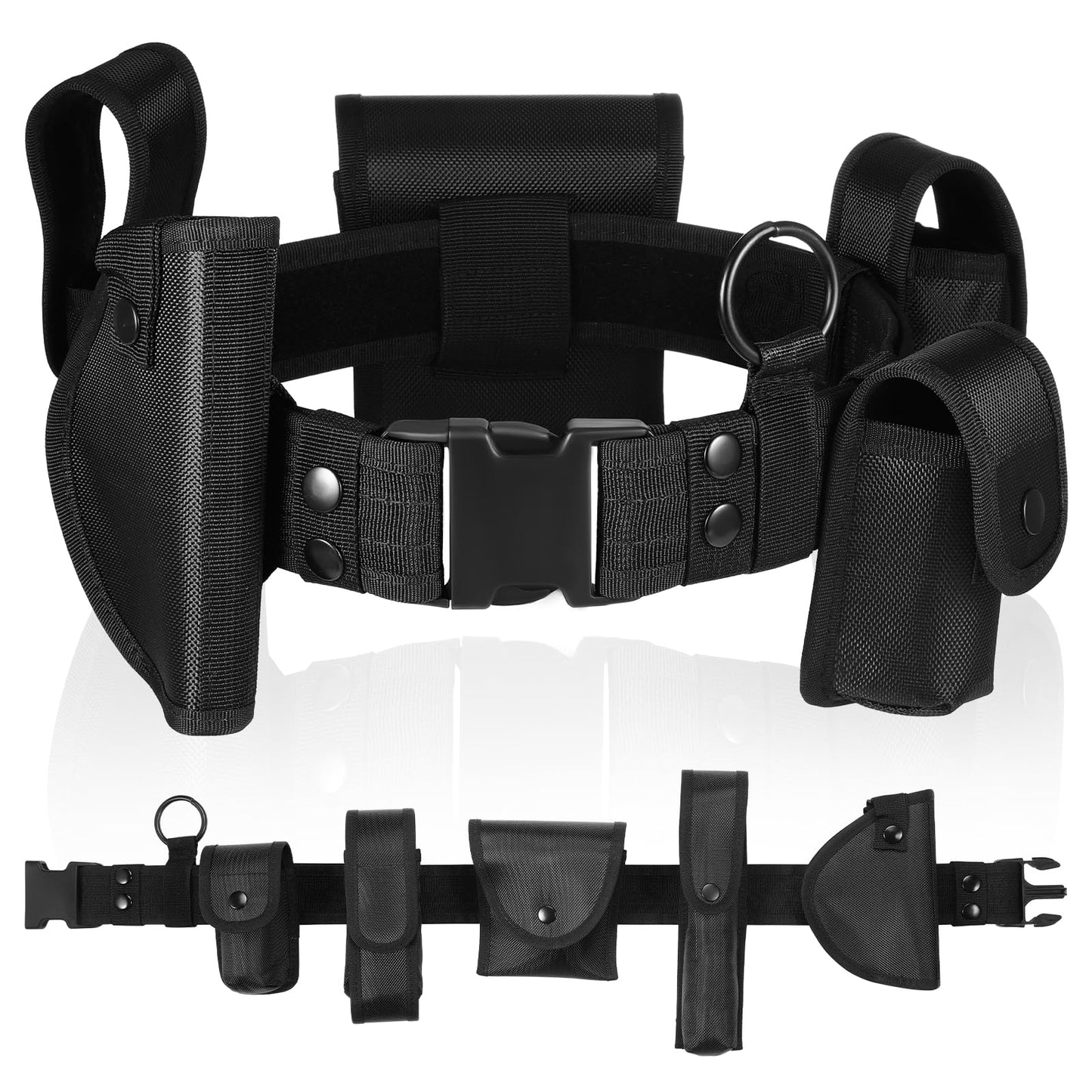 HOTPolice Security Duty Belts Correctional Officers Ultility Cop Costume Belt Law Enforcement for Women Men Hunting
