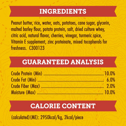 HOTZuke’s Mini Naturals Dog Training Treats for Dogs, Pet Treats Made with Real Peanut Butter- 16 oz. Bag