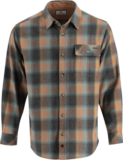 HOTLegendary Whitetails Mens Long Sleeve Button Down 100% Cotton Flannel Shirt