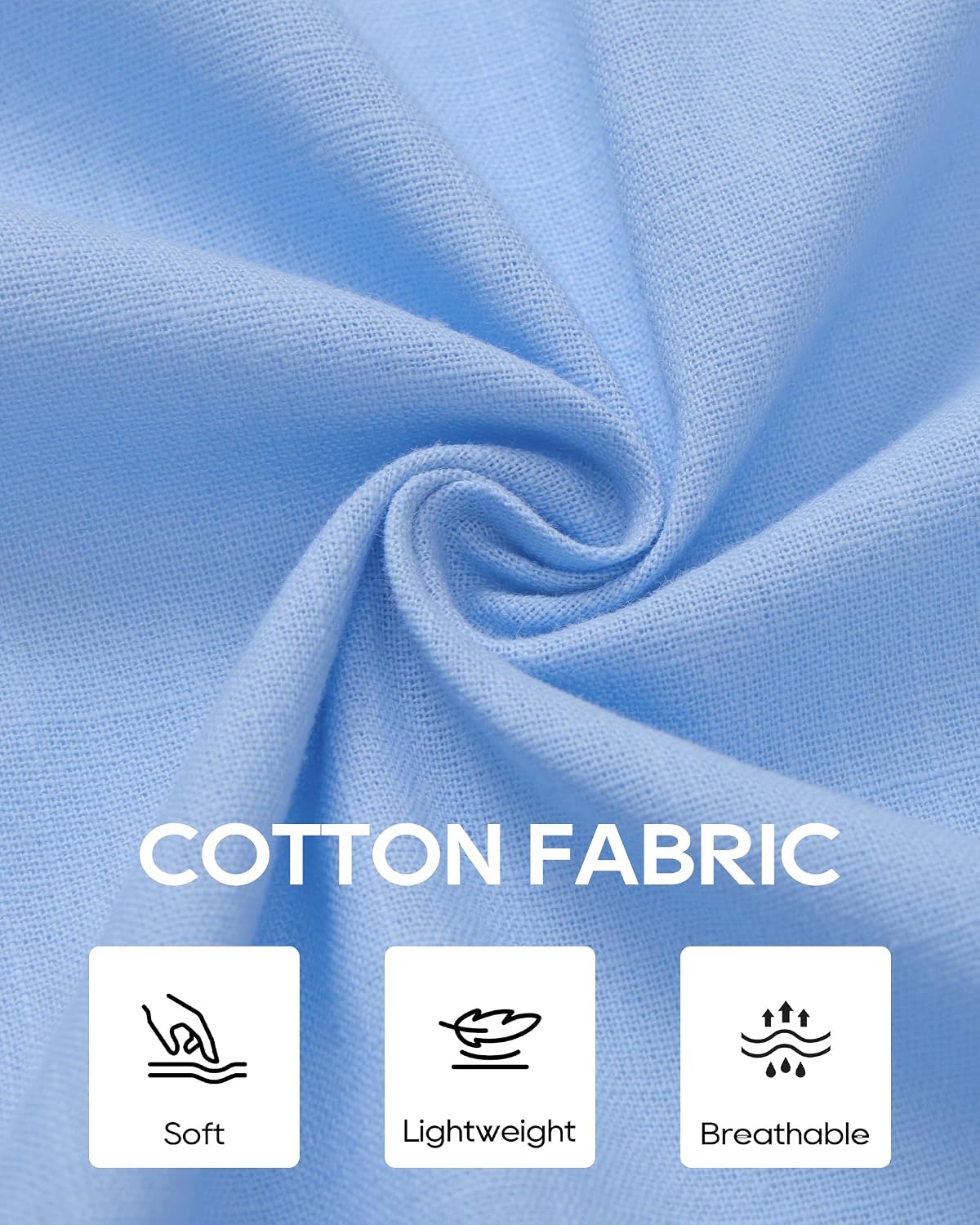 HOTAlimens & Gentle Mens Cotton Linen Textured Shirt Long Sleeve Button Down Shirts Casual Summer Beach Wedding Tops with Pocket