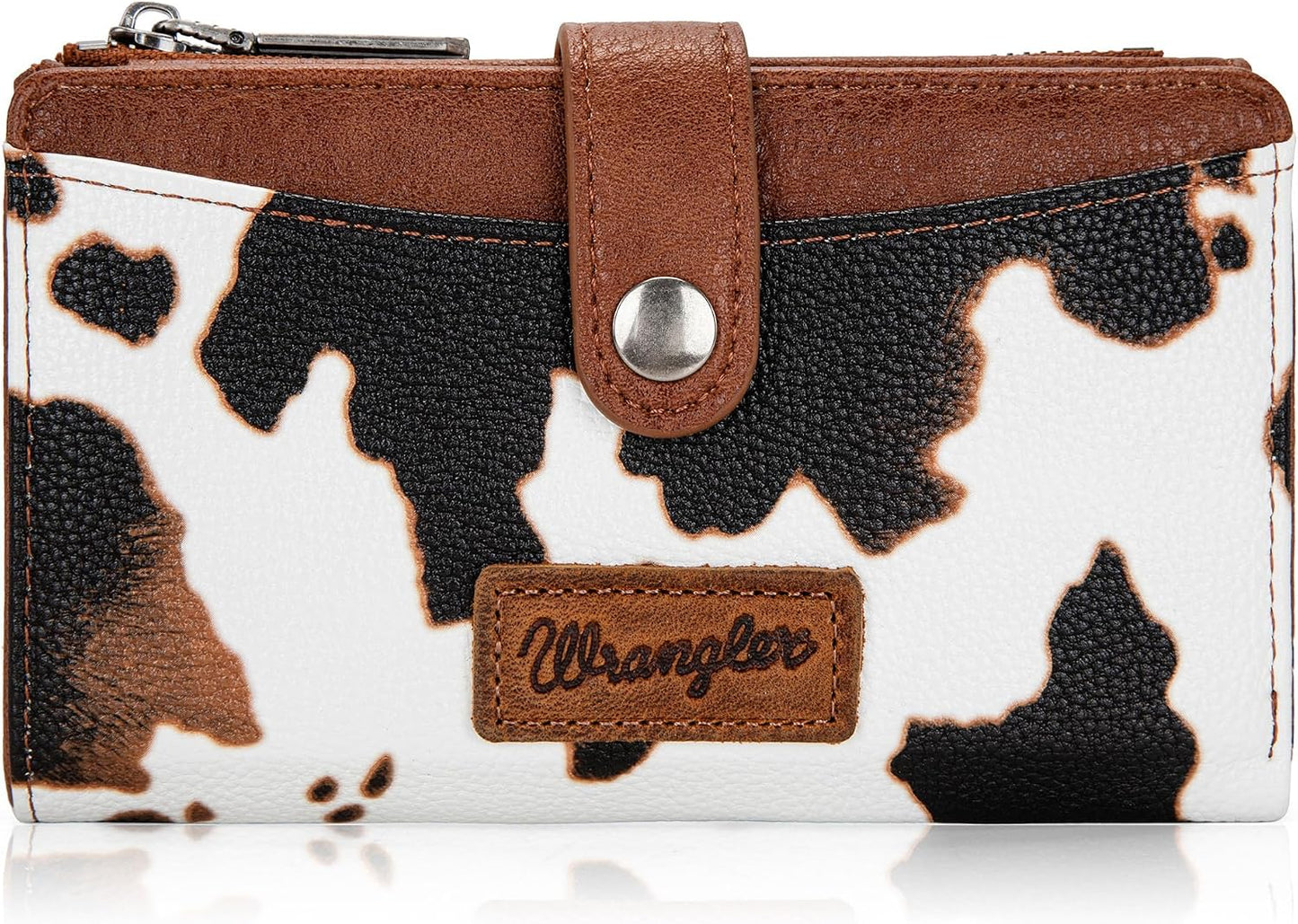 HOTWrangler Wallet for Women Bifold Card Holder with Zipper and ID Window
