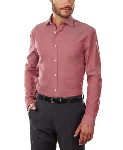 HOTTommy Hilfiger Men's Slim Fit Non Iron Solid Dress Shirt