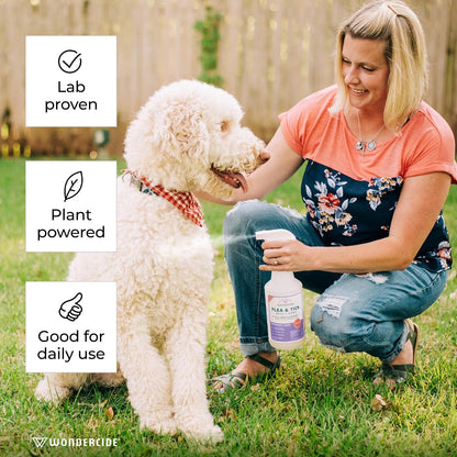 HOTWondercide Rose Flea & Tick Spray for Pets Plus Home with Natural Essential Oils 16 fl. oz.