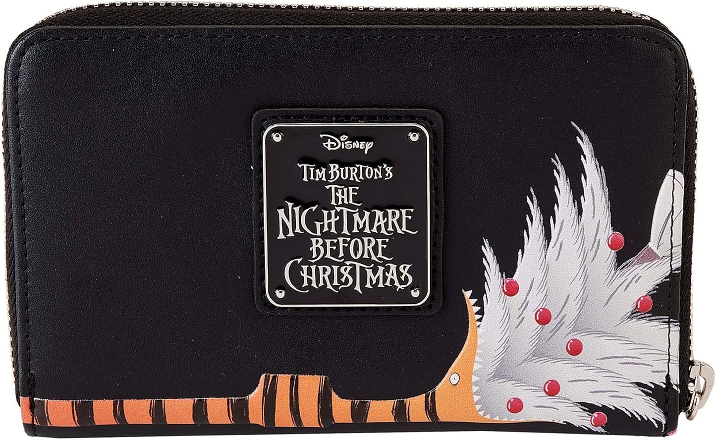 HOTLoungefly Nightmare Before Christmas Tree String Lights Glow Zip Around Wallet