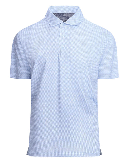 HOTDamipow Premium Golf Shirts for Men Dry Fit Performance Polo Short Sleeve Collared Shirt