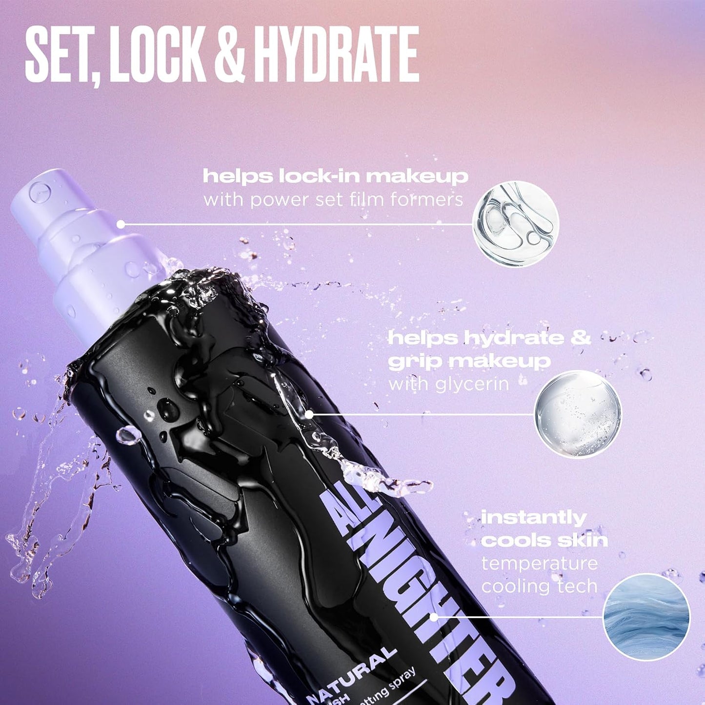HOTUrban Decay All Nighter Waterproof Makeup Setting Spray (4 fl oz) | Up to 24HR Hold, Transfer-resistant Primer Setting Spray for Foundation, Sweat-resistant, Ultra-fine Hydrating Facial Mist