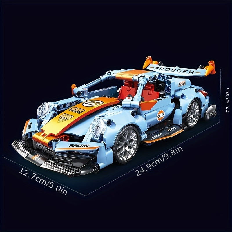 Super Racing City Speed Car Building Blocks Toy for Boys - Festive Gift Idea