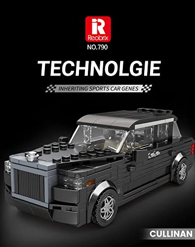 Reobrix 790 Rolls-Royce CULLINAN Toy Car Building Blocks, Model Car Kit for Display and Collectible, Building Toy for Boys and Adults, Compa