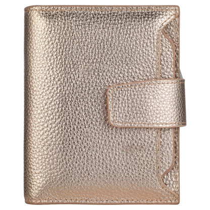 HOTLavemi Small Compact Women Wallet RFID Blocking Genuine Leather Bifold Purse with ID Windows