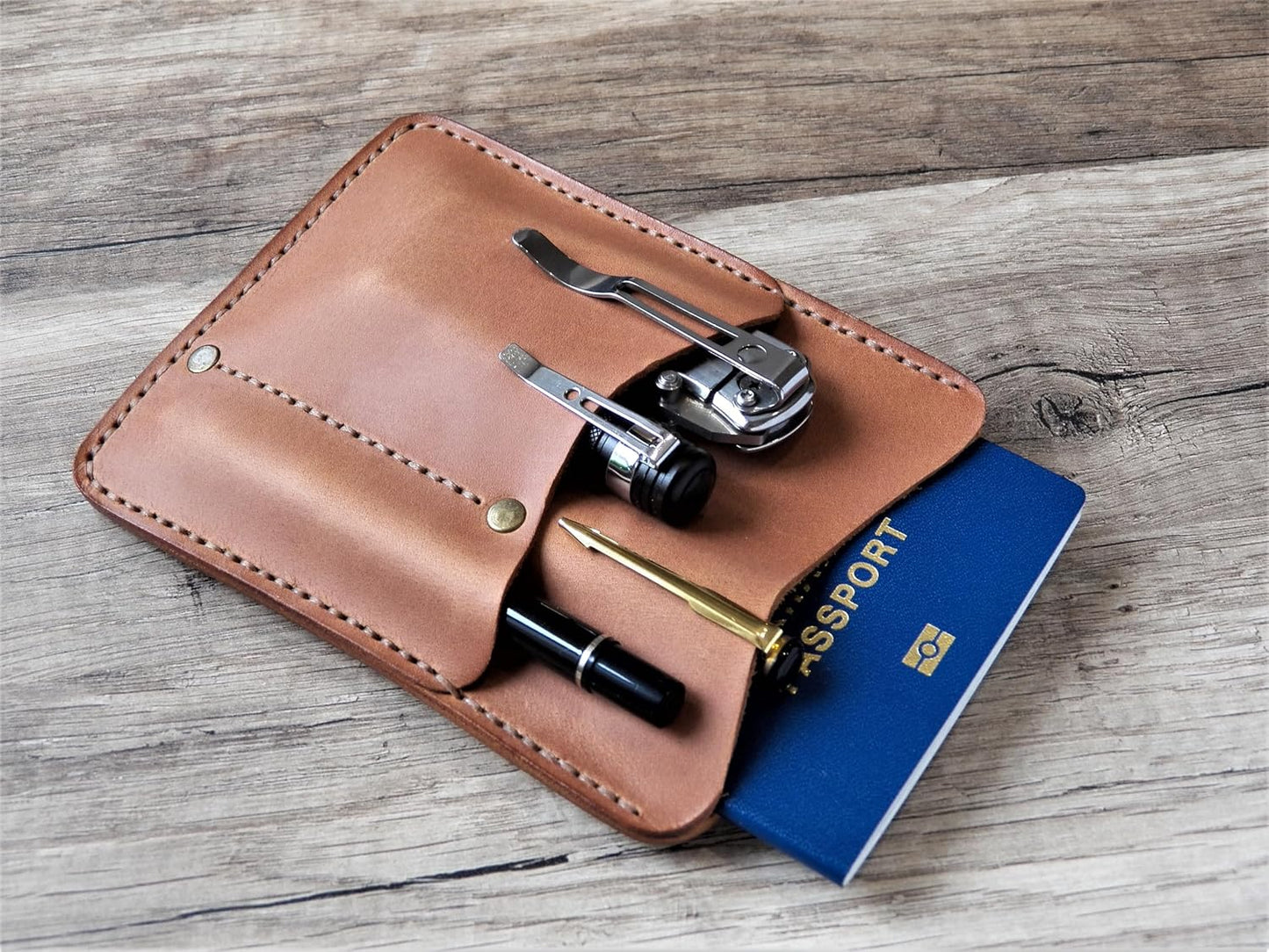 HOTEDC pouch EDC pocket organizer Leather pocket organizer PERSONALIZED, edc wallet, leather edc pouch, edc pouch leather, edc caddy, Men Leather EDC Organizer Sheath, Tactical Tool Pouch, Everyday Carry Tool HANDMADE IN USA.
