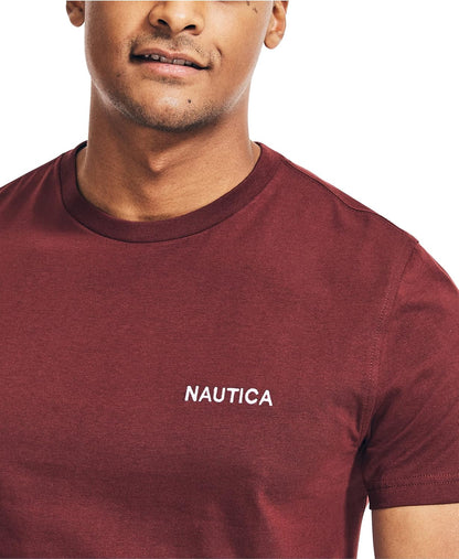 HOTNautica Men's Short Sleeve Solid Crew Neck T-Shirt Shirt