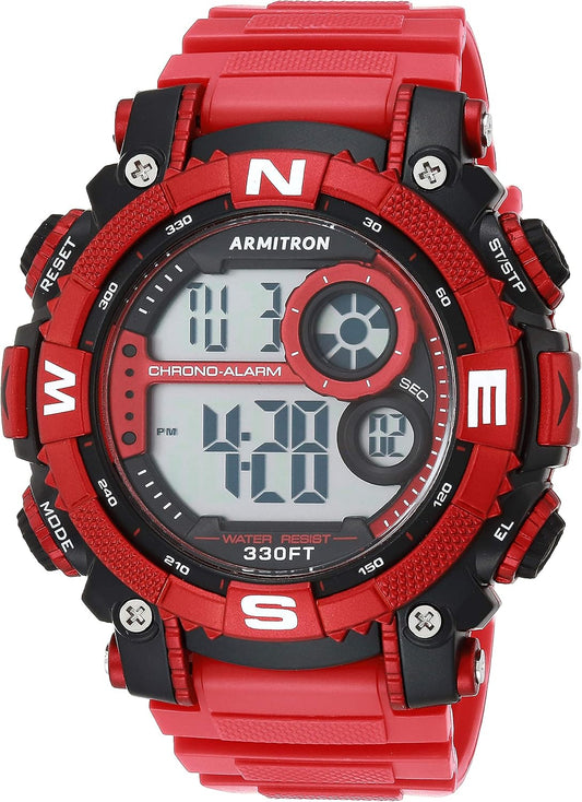 HOTArmitron Sport Men's Digital Chronograph Resin Strap Watch, 40/8284
