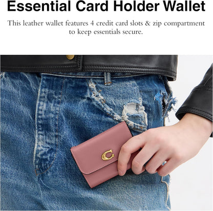 HOTCOACH Refined Calf Leather Essential Card Holder Wallet