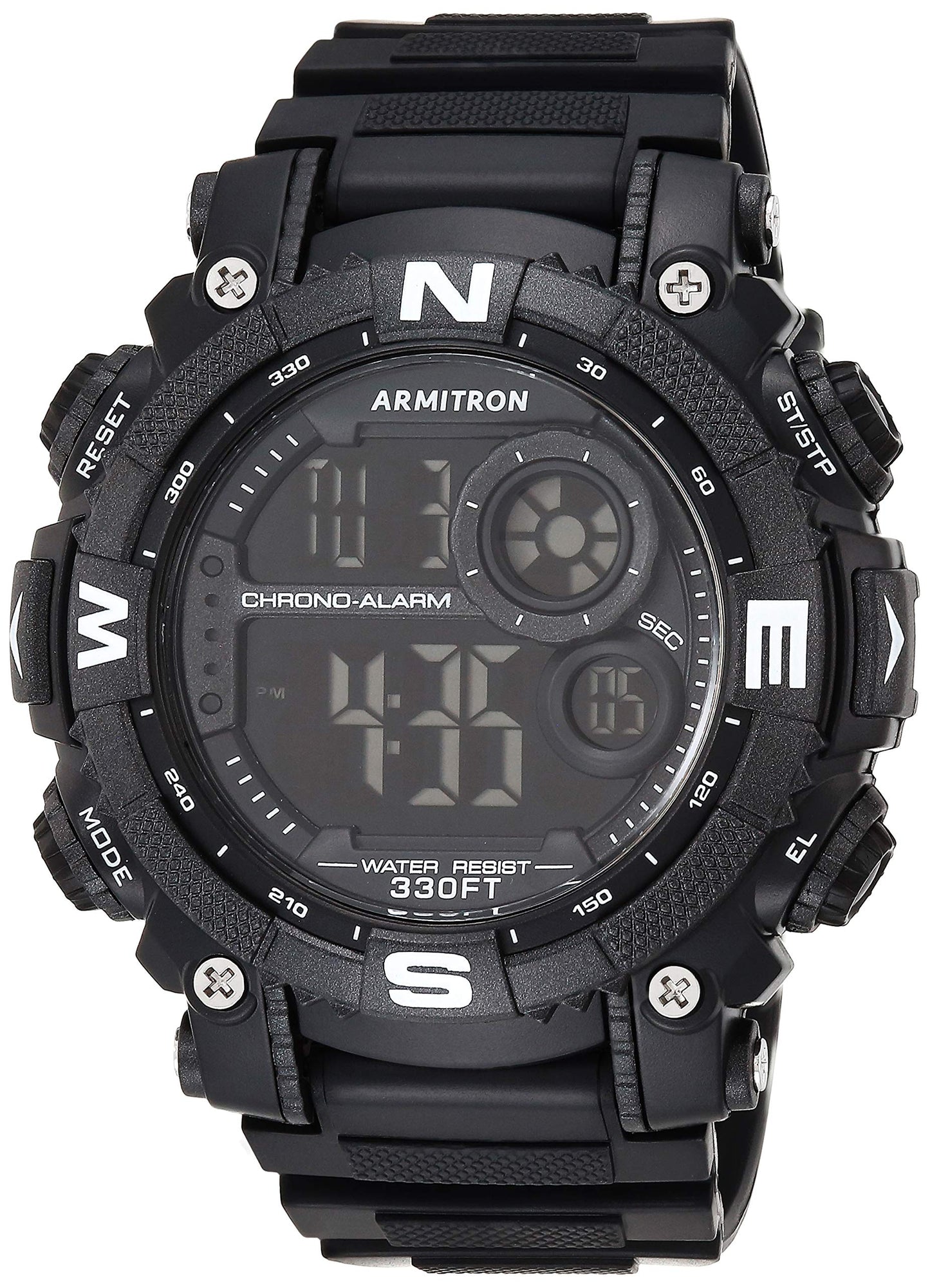 HOTArmitron Sport Men's Digital Chronograph Resin Strap Watch, 40/8284