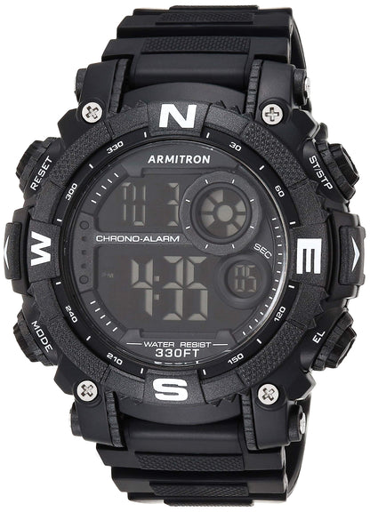 HOTArmitron Sport Men's Digital Chronograph Resin Strap Watch, 40/8284