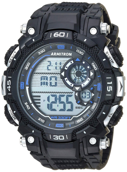 HOTArmitron Sport Men's Digital Chronograph Resin Strap Watch, 40/8397