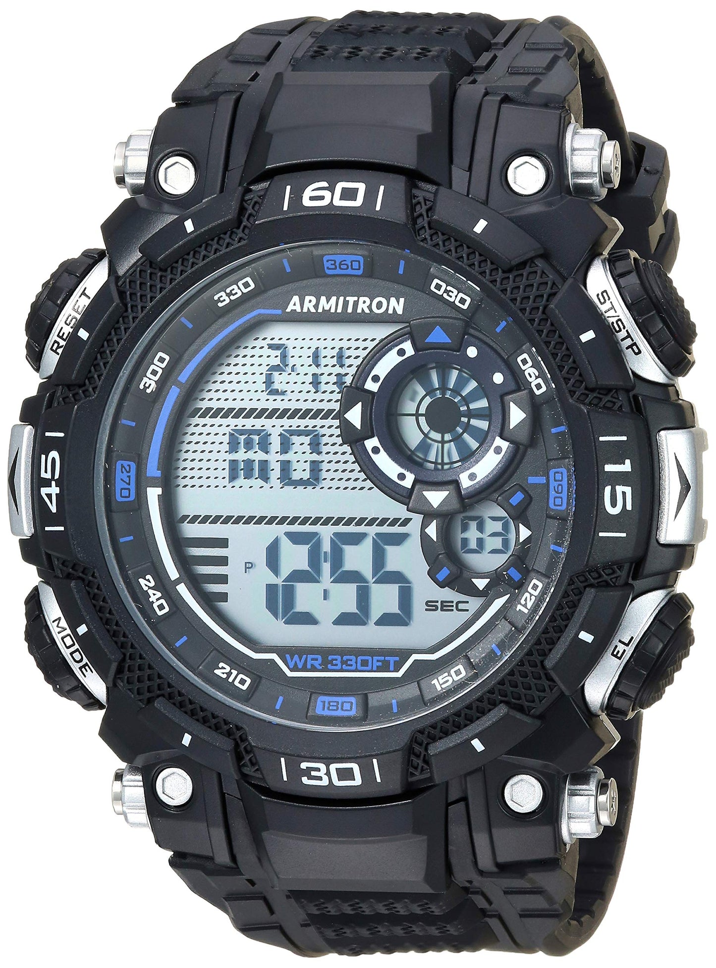 HOTArmitron Sport Men's Digital Chronograph Resin Strap Watch, 40/8397