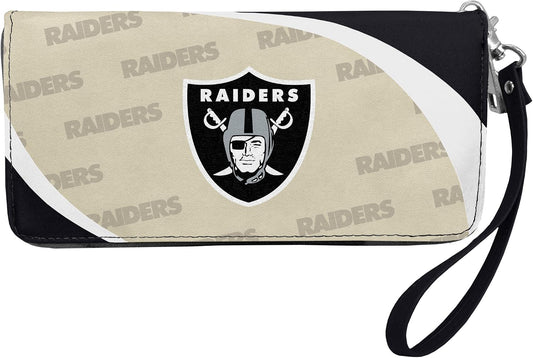 HOTLittlearth NFL Oakland Raiders Curve Zip Organizer, Team Color, 8" x 4" x 1"