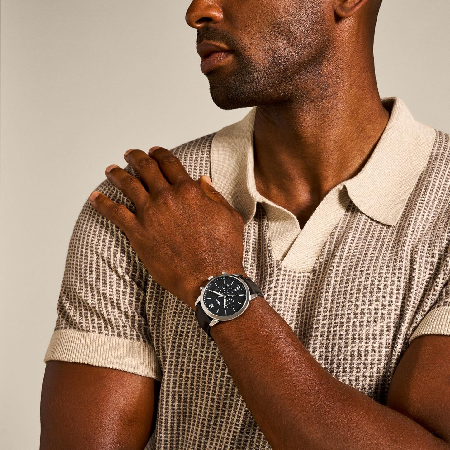 HOTFossil Men's Watch, Neutra Quartz Stainless Steel Chronograph Watch for Men