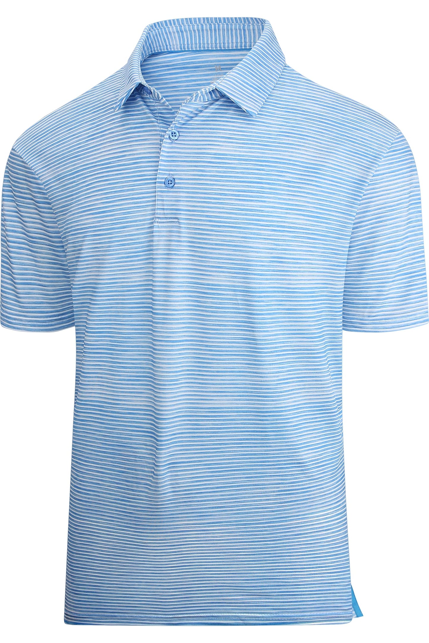 HOTEsabel.C Jacquard Golf Shirts for Men Dry Fit Short Sleeve Collared Polo | Moisture Wicking, Athletic Fit, 4-Way Stretch for Comfort, Wrinkle Free, Lightweight, Ideal for Golf, Casual & Work Wear