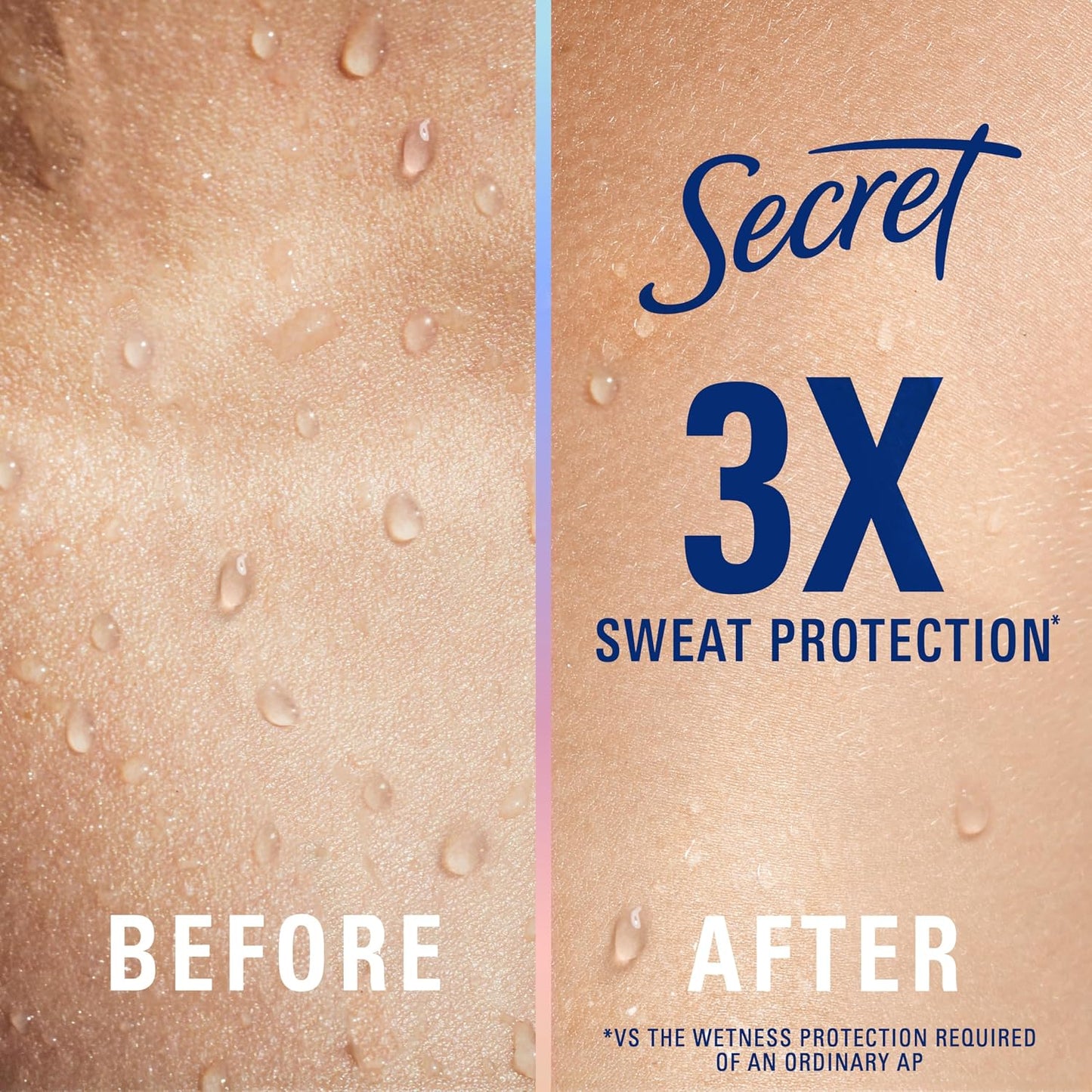 HOTSecret Clinical Strength Invisible Solid Antiperspirant Deodorant for Women, 100HR Sweat & Odor Protection, 3X Stress Protection with Hyaluronic Acid, PH Balanced, Completely Clean Scent, 2.6 oz