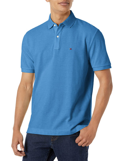 HOTTommy Hilfiger Men's Short Sleeve Cotton Pique Polo Shirt in Classic Fit