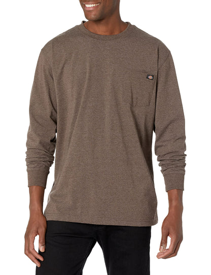 HOTDickies Men's Big and Tall Long Sleeve Heavyweight Crew Neck