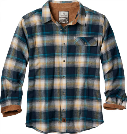 HOTLegendary Whitetails Mens Long Sleeve Button Down 100% Cotton Flannel Shirt
