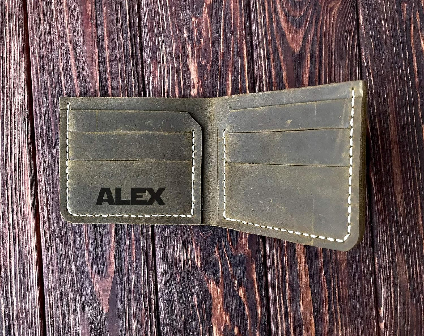 HOTRebel Alliance Wallet Gift for Him, Personalized Mens Leather Wallet, Gift For Father, Custom Leather Wallet Handmade, Husband Gift, Boyfriend Gift