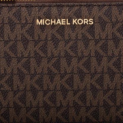 HOTMichael Kors Women's Jet Set Travel Top-zip Tote HandBag, Brown