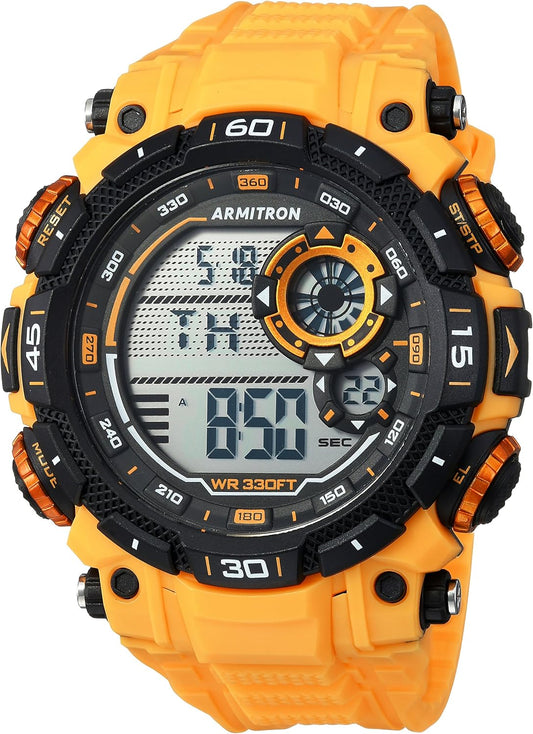 HOTArmitron Sport Men's Digital Chronograph Resin Strap Watch, 40/8397