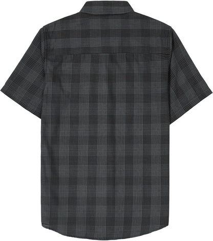 HOTDubinik® Mens Short Sleeve Button Down Two Pockets Soft Vintage Regular Fit Vintage Fishing Casual Shirts