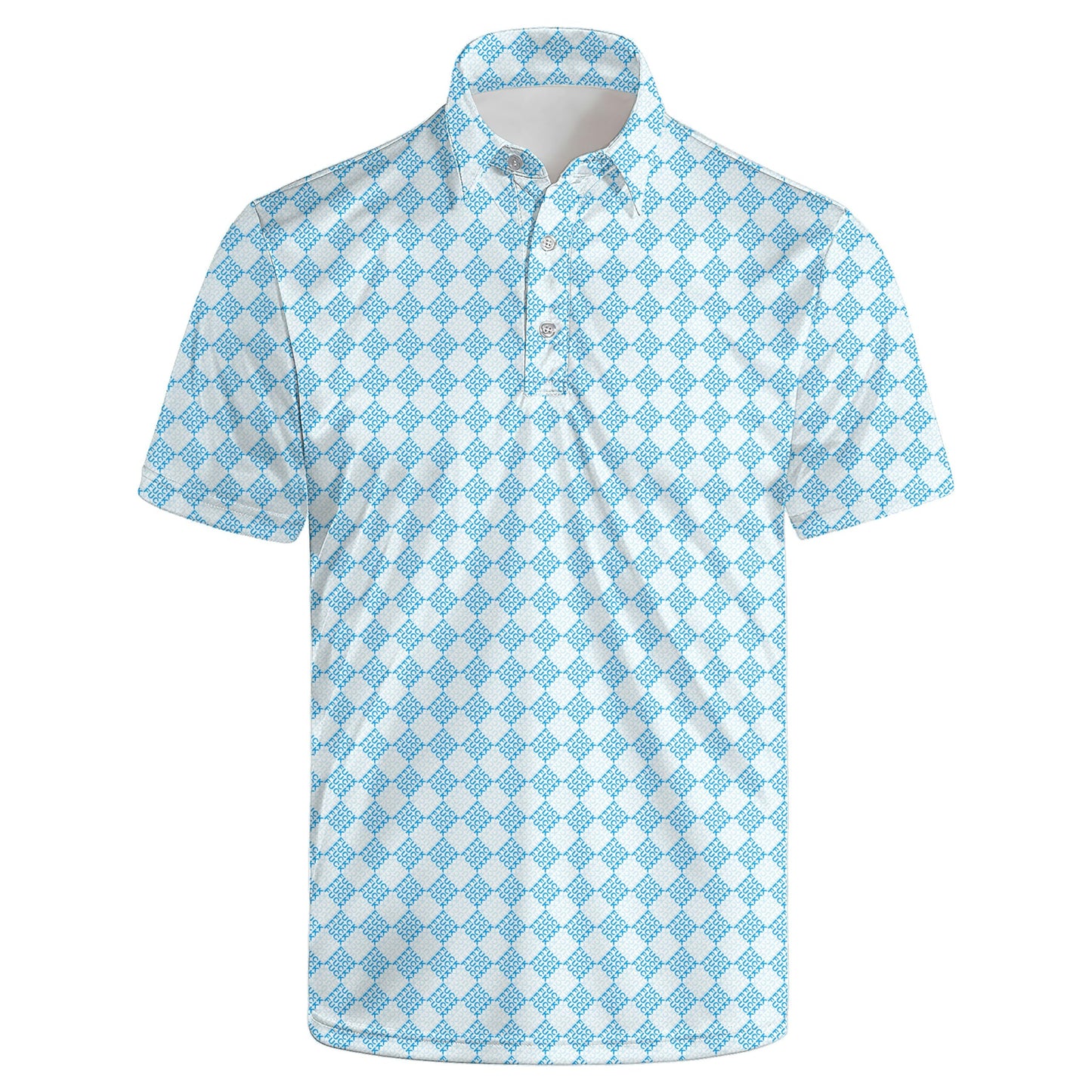 HOTGolf Polo Shirts for Men Funny Print Quick Dry Short Sleeve Performance Golf Shirts Moisture Wicking Polo Shirts