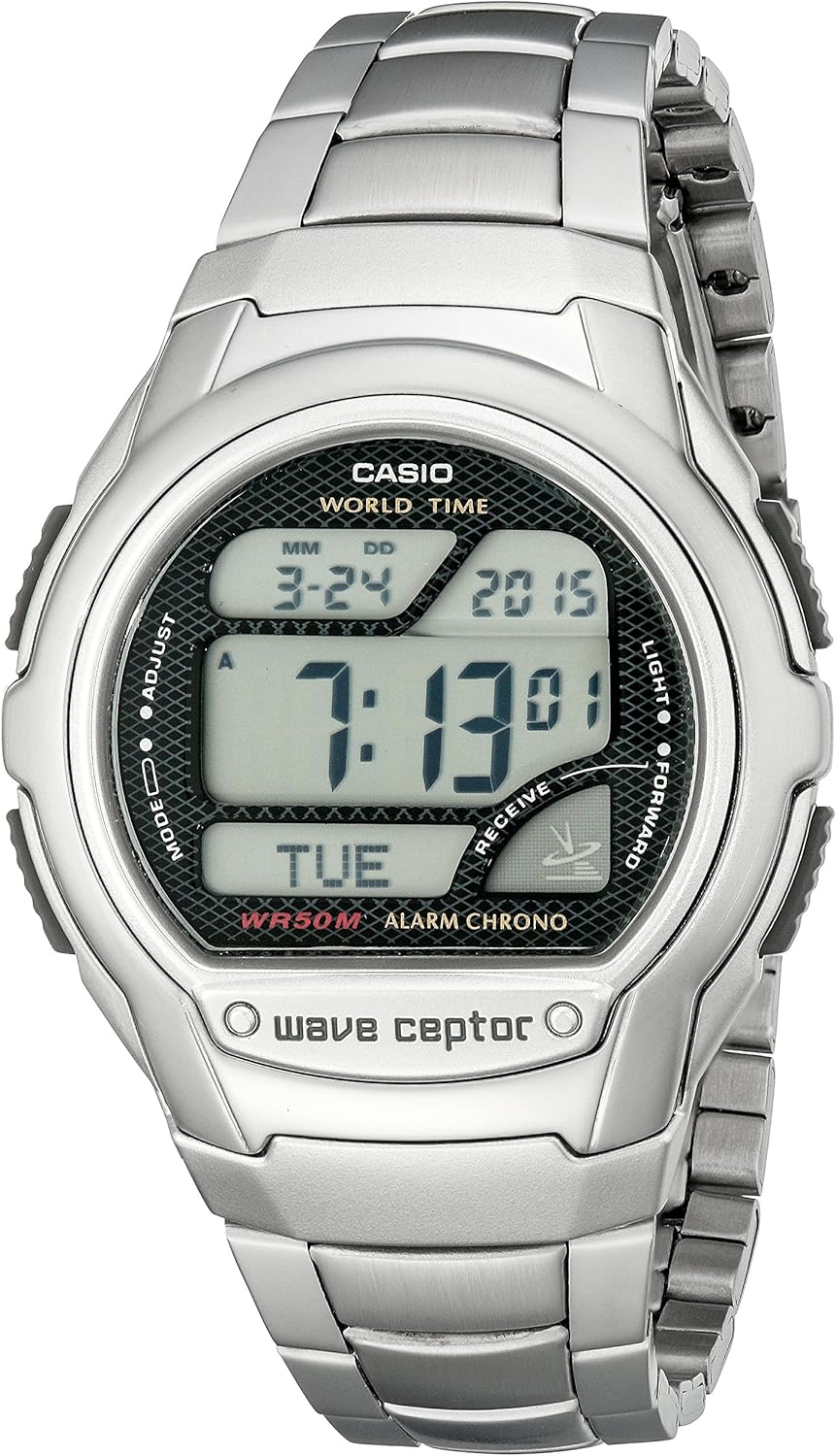 HOTCasio Men's WV58A-1AVCR Waveceptor Black Resin Band Digital Watch