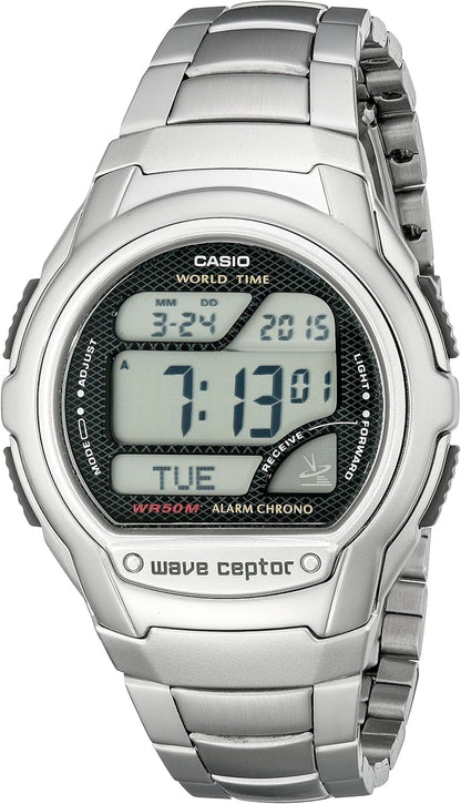 HOTCasio Men's WV58A-1AVCR Waveceptor Black Resin Band Digital Watch