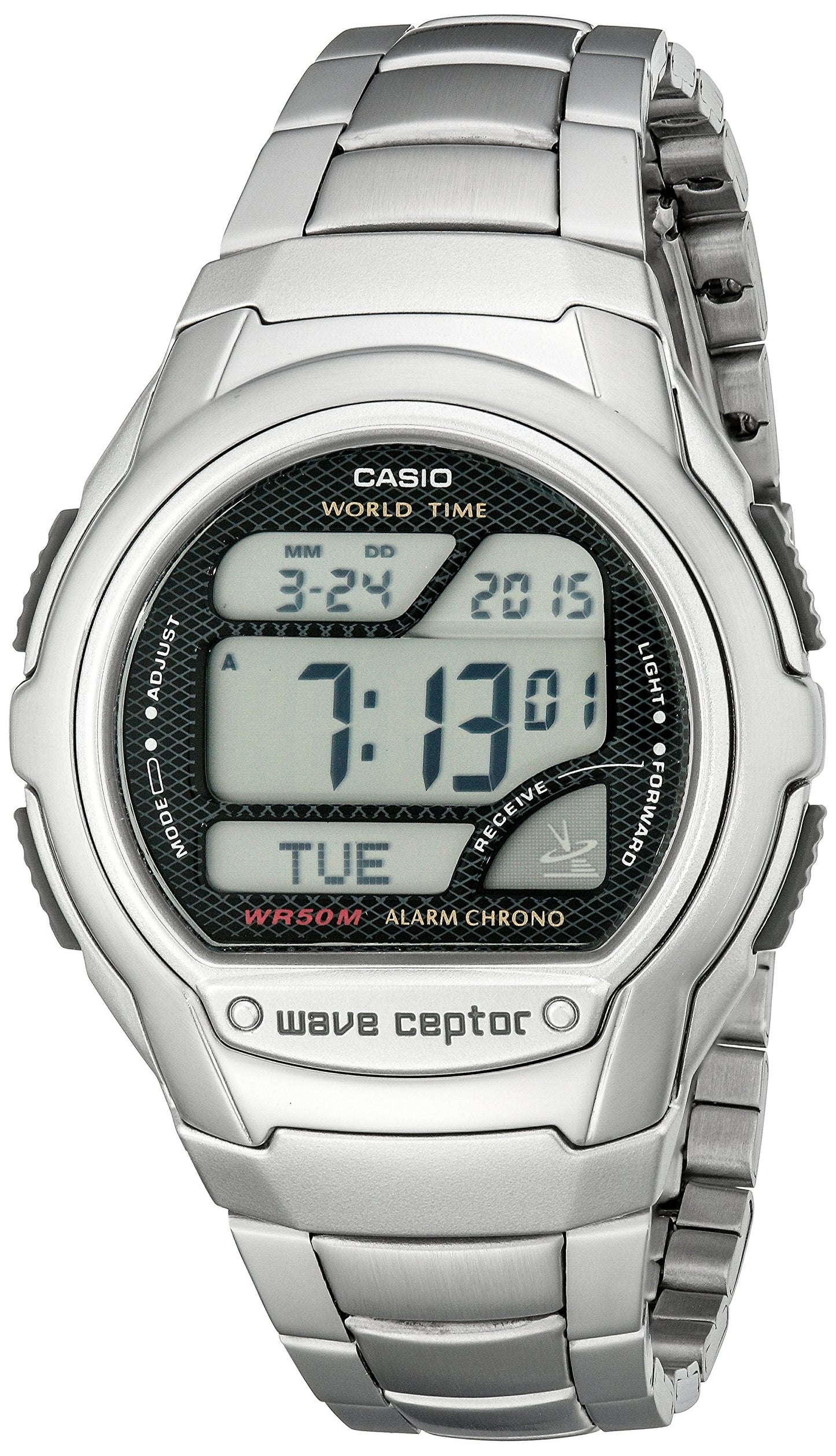 HOTCasio Men's WV58A-1AVCR Waveceptor Black Resin Band Digital Watch
