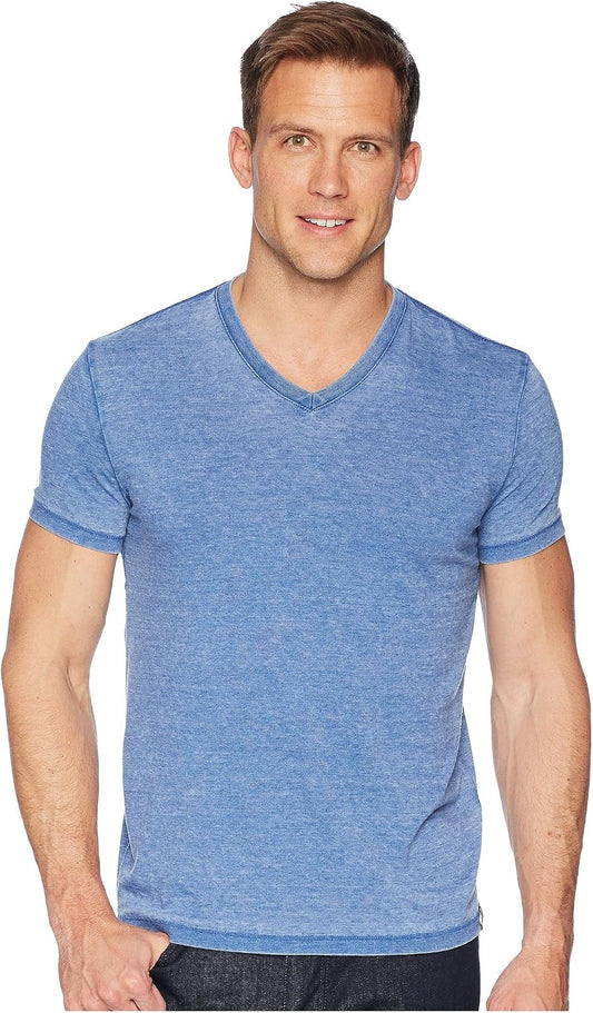 HOTLucky Brand Men's Venice Burnout V Neck Tee