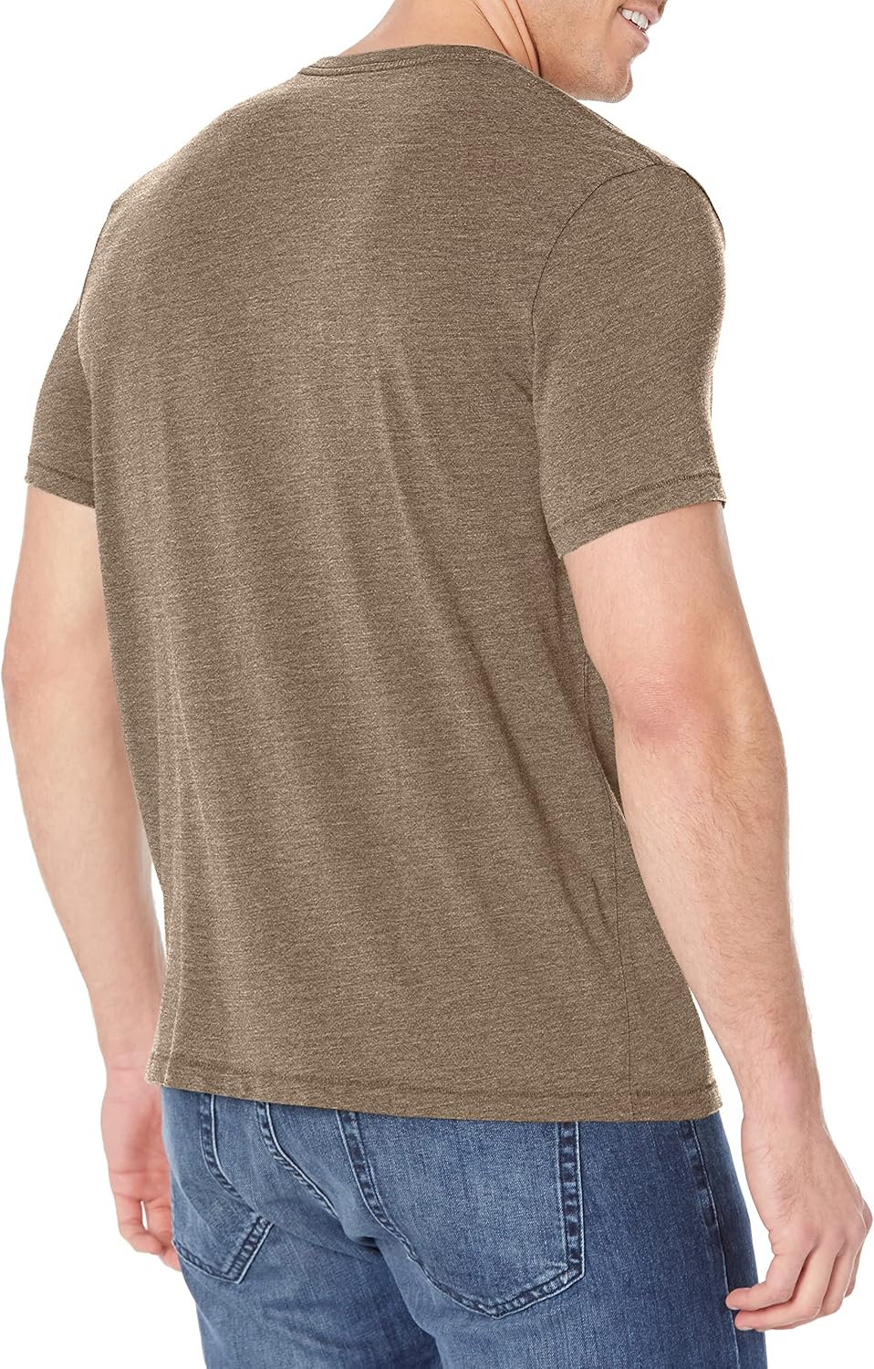 HOTLucky Brand Men's Venice Burnout V Neck Tee