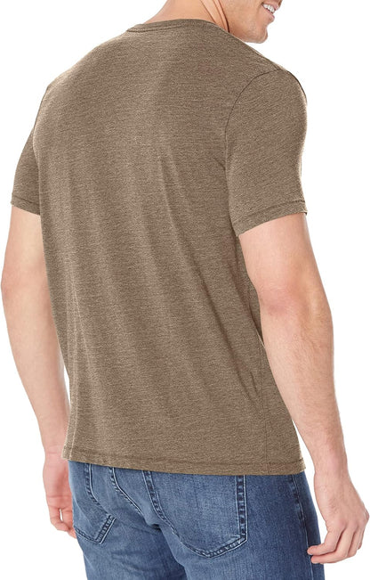 HOTLucky Brand Men's Venice Burnout V Neck Tee