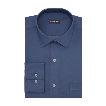 HOTVan Heusen Men's Dress Shirt Regular Fit Ultra Wrinkle Free Flex Collar Stretch Solid
