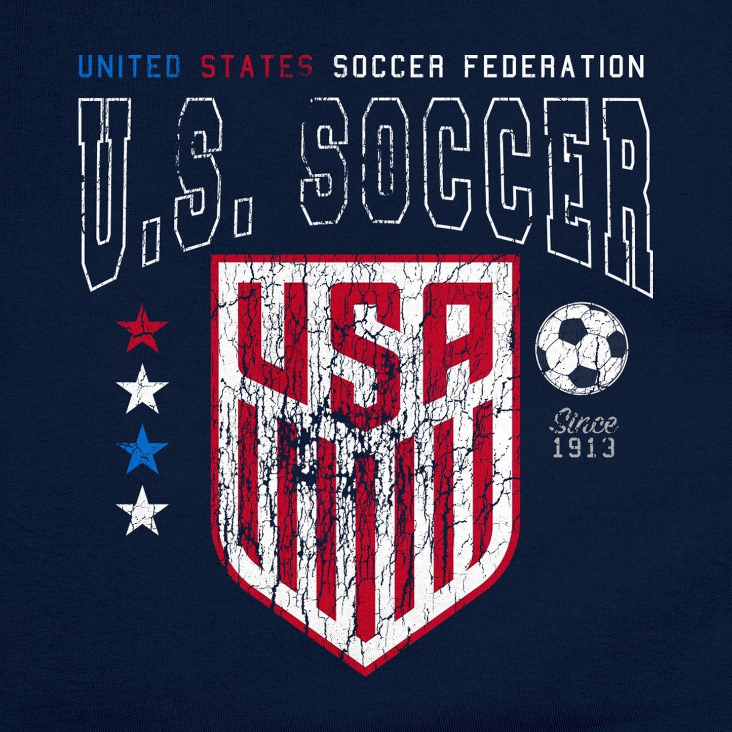 HOTIcon Sports Officially Licensed US Soccer Federation Cotton T-Shirt - Unisex Adult