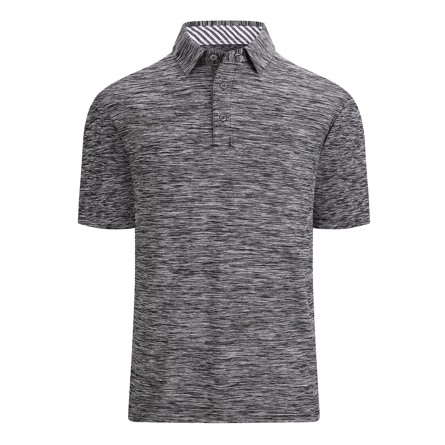 HOTAlex Vando Mens Golf Shirt Moisture Wicking Quick-Dry Short Sleeve Polo | UPF40,Soft & stretch,Sweat resistant,Multi-scene sports & office apparel