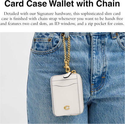 HOTCoach Women's Essential Chain Card Case