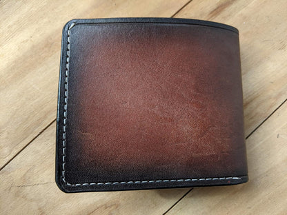 HOTMen's 3D Genuine Leather Wallet, Hand-Carved, Hand-Painted, Leather Carving, Custom wallet, Personalized wallet, Skull, Skeleton, Rose