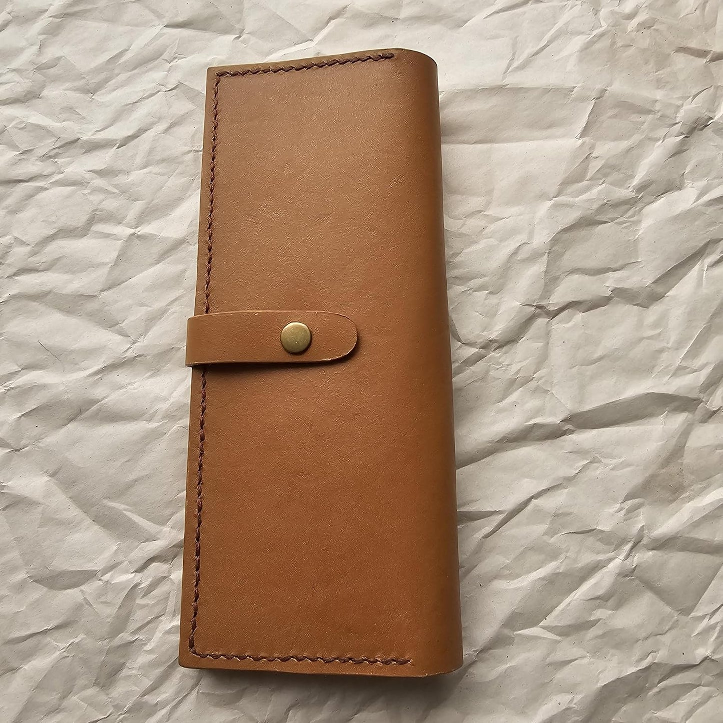 HOTHandmade Bifold Long Slim leather Wallets for women