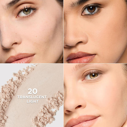 HOTL'Oreal Paris Infallible Blur-fection Longwear Loose Setting Powder, Blurring Face Powder With Up to 24HRs of Wear, Translucent Light, 1 Kit